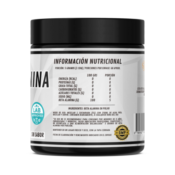 Beta-Alanina 300 Grs - TheFitSide - Imagen 3