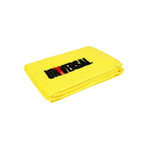 Toalla de Mano Amarilla Animal de Universal Nutrition – 50 x 100 cm, algodón 100%, con logo bordado – Accesorio deportivo ideal para entrenar – TheFitSideChile